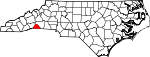 State map highlighting Polk County