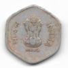 Twenty paise coin, 1989, observe