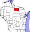 State map highlighting Oneida County