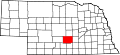 State map highlighting Buffalo County