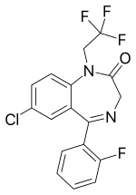 2-Oxoquazepam, a major active quazepam metabolite