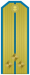 Rank insignia of Старши лейтенант of the Bulgarian Air forces.png