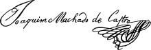 Assinatura Joaquim Machado de Castro.svg