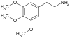 Mescaline Structural Formula.svg