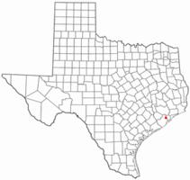 Location of Hillcrest, Texas