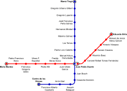 Unofficial map - network as of 2016