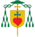 Coat of arms of Bishop Nicolas Steno. The cross symbolizes faith and the heart, the natural sciences.