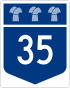 Highway 35 shield