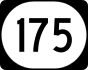 Iowa Highway 175 marker