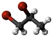 Dibromopropane molecule