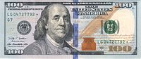 Obverse of the series 2009 $100 Federal Reserve Note.jpg