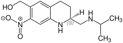 (S)-Oxamniquin Structural Formula V1.svg
