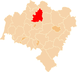 Location within the voivodeship