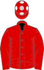 Red, red cap, white spots