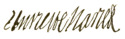 Henrietta Maria's signature