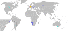 Legal statuses of German in the world.svg