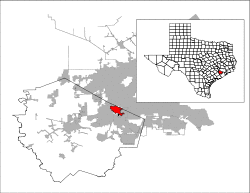 Location of Stafford, Texas