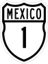 Federal Highway 1 shield