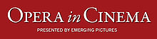 Opera in Cinema logo.