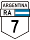 National Route 7 shield}}