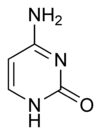 Chemical structure of cytosine