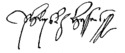 Philip I's signature