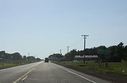 Looking west in downtown Milladore