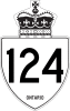 Highway 124 shield