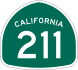 State Route 211 marker