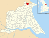 Burton Fleming UK parish locator map.svg