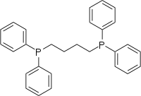 The diphoshine ligand diphenylphosphinobutane AKA dppb