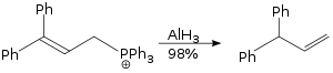 Phosphine reduction using aluminium hydride