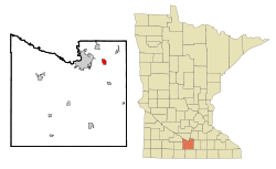 Location of Eagle Lake, Minnesota
