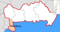 Sölvesborg Municipality in Blekinge County.png