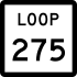 State Highway Loop 275 marker