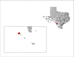 Dimmit County CarrizoSprings.svg