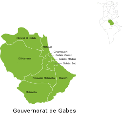 Subdivisions of Gabès Governorate