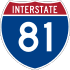 Interstate 81 marker