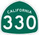 State Route 330 marker