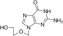 Aciclovir 2D structure.svg