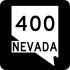 State Route 400 marker