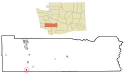 Location of Vader, Washington