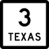 State Highway 3 marker