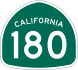 State Route 180 marker