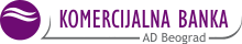 Komercijalna banka logo and wordmark.svg