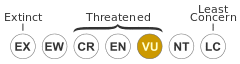Status iucn3.1 VU.svg