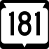 State Trunk Highway 181 marker