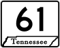 State Route 61 primary marker