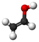 Ball-and-stick model of ethenol