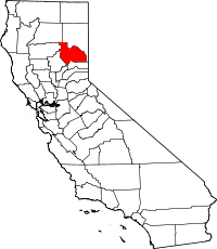 Location in the state of California